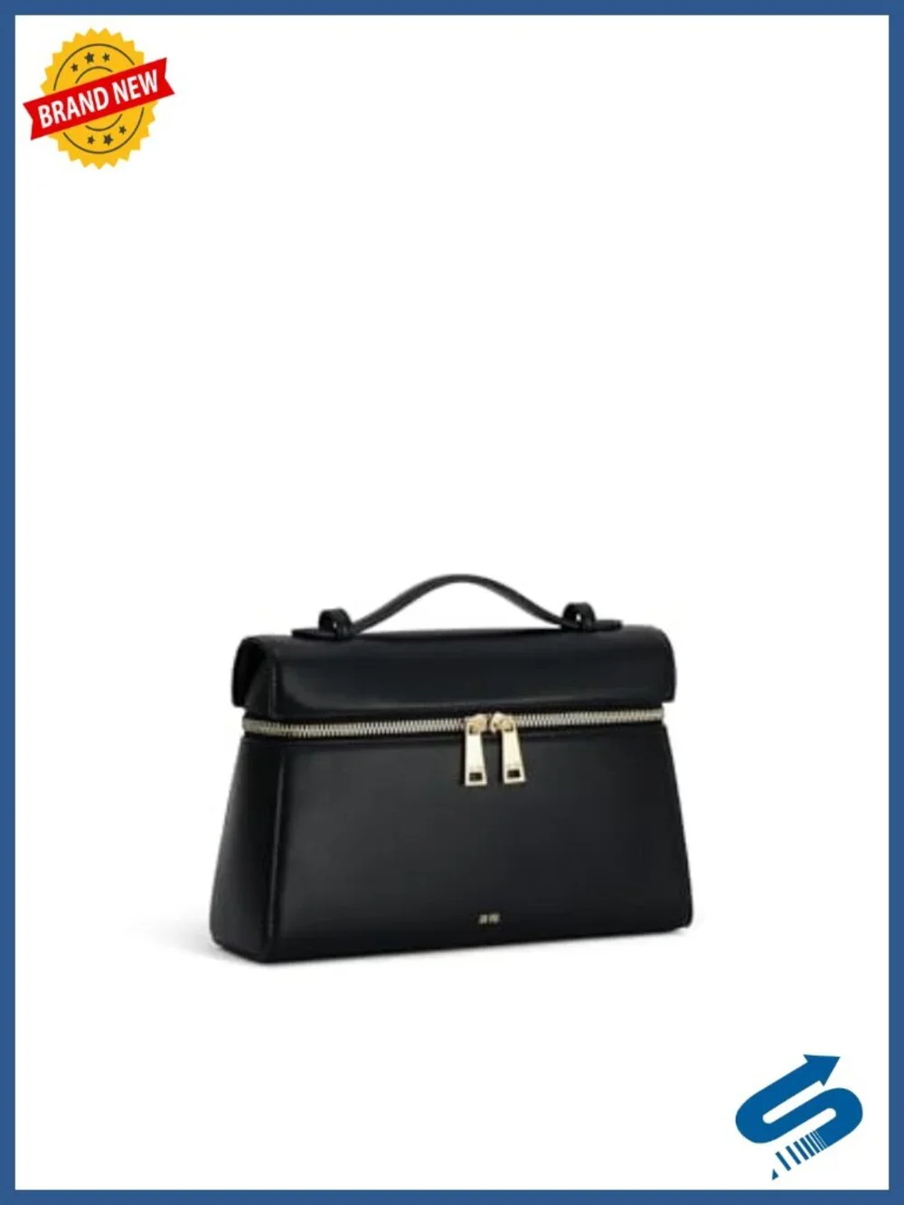 Vegan Leather Top Handle Satchel Purse with Gold Hardware - JW PEI Thea
